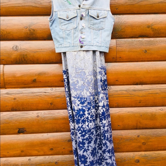 ⚜️ Vintage JM Studio Maxi Jumper DISTRESSED FADE Intentional Boho Vibes - Picture 3 of 16